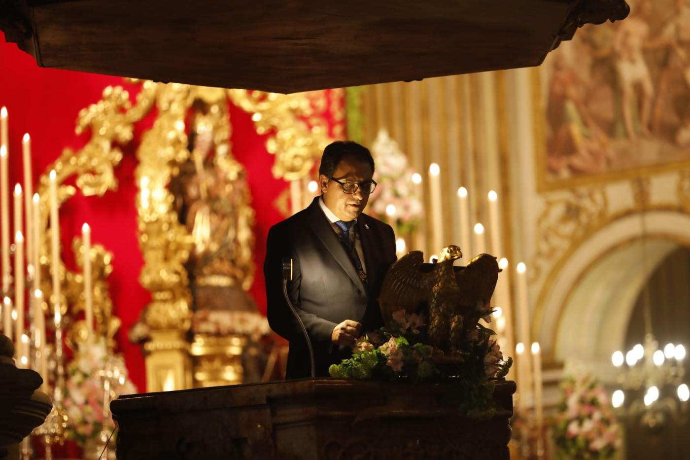 El secretario de la Agrupación de cofradías, en la apertura del Jubileo Extraordinario del Centenario de la Agrupación de Cofradías en la Catedral