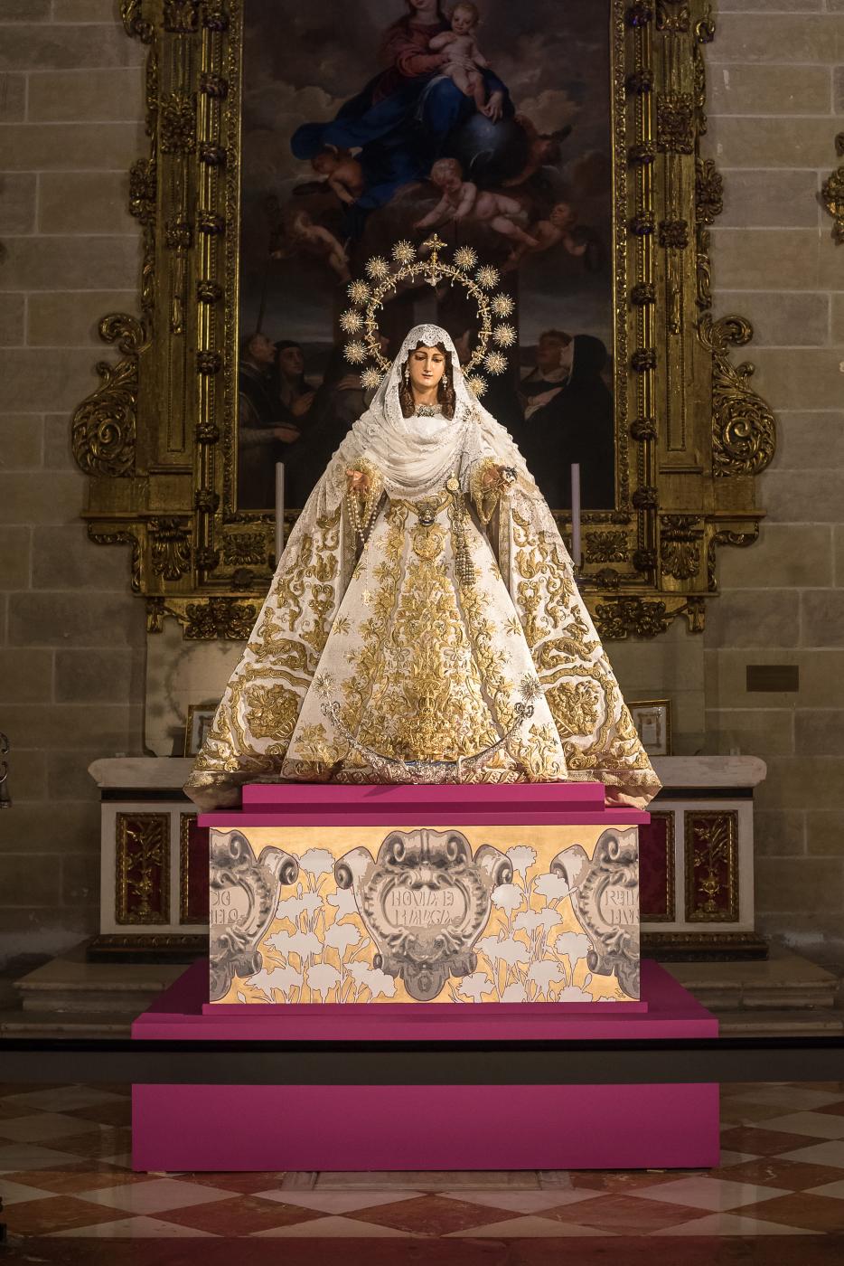 Exposición y veneración de imágenes El Verbo Encarnado. María Santísima del Rocío. Capilla del Rosario.