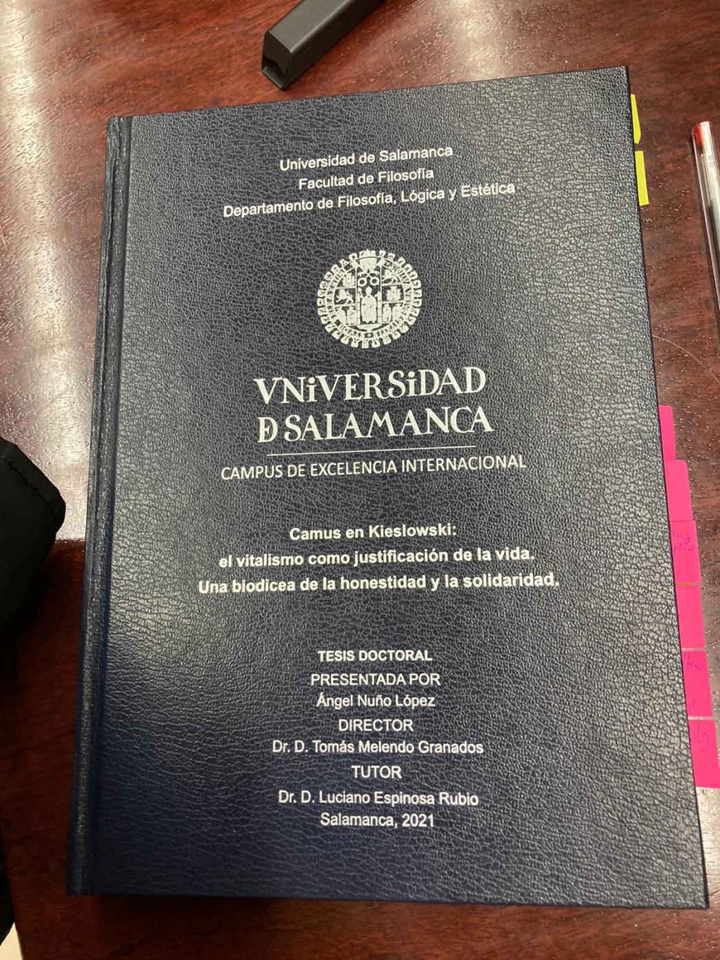 El profesor Ángel Nuño ha defendido su segunda tesis doctoral