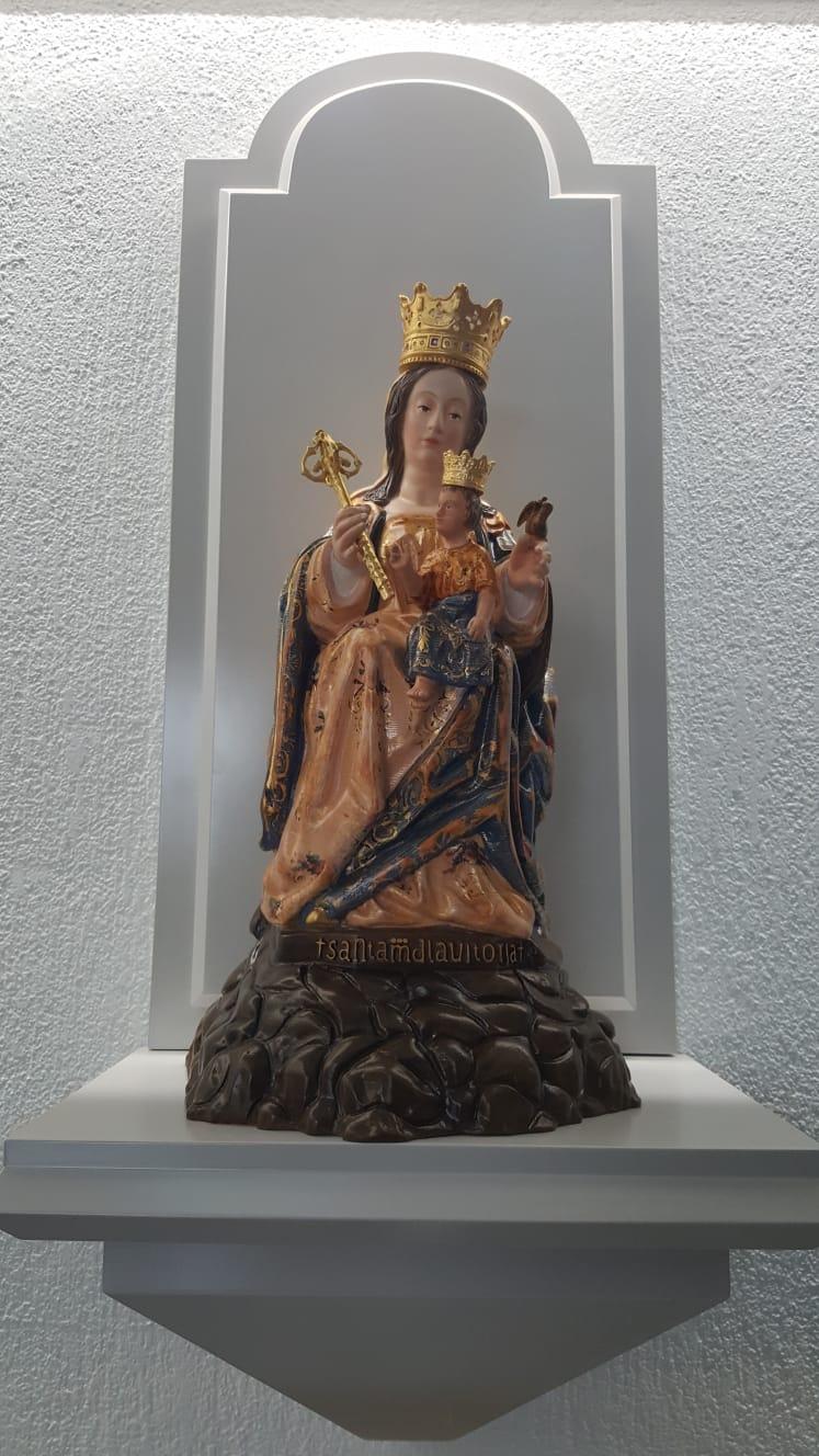 La imagen de la patrona, más presente en Parcemasa