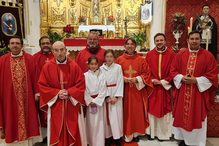 Misa en la parroquia de Yunquera con motivo del 85 aniversario del martirio del beato Duarte // C. CERVANTES