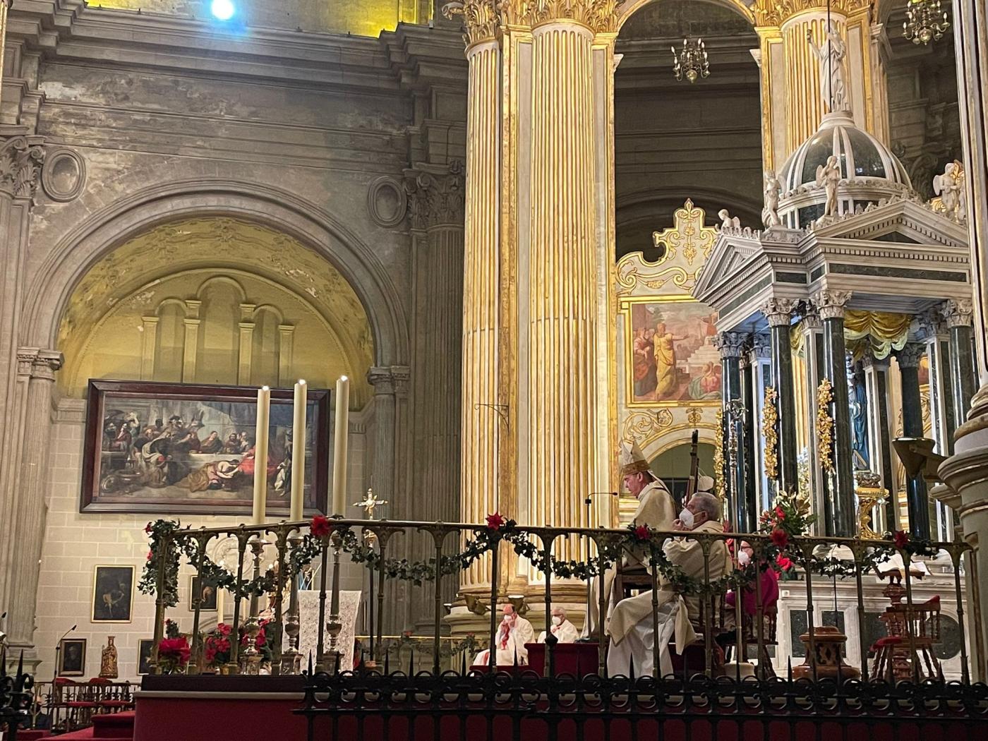 Día de la Sagrada Familia 2021 en la Catedral de Málaga // E. LLAMAS