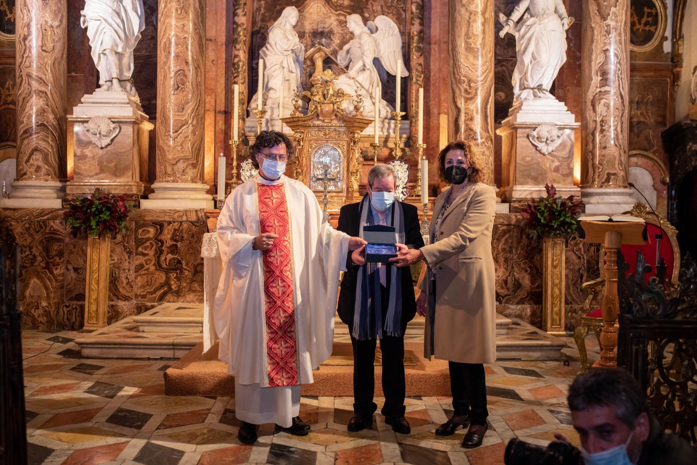 Celebración del patrón de los comunicadores y entrega del Premio Cardenal Herrera 2022 en la catedral de Málaga // D. MARTÍN