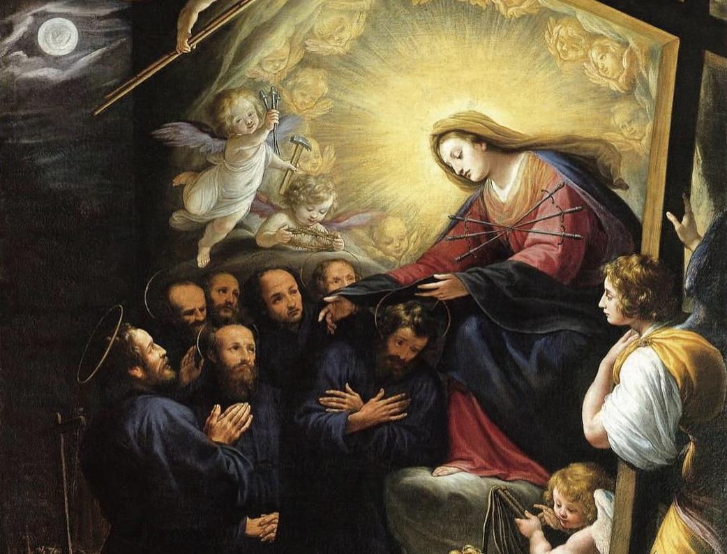 Siete santos fundadores de la orden de los Siervos de María