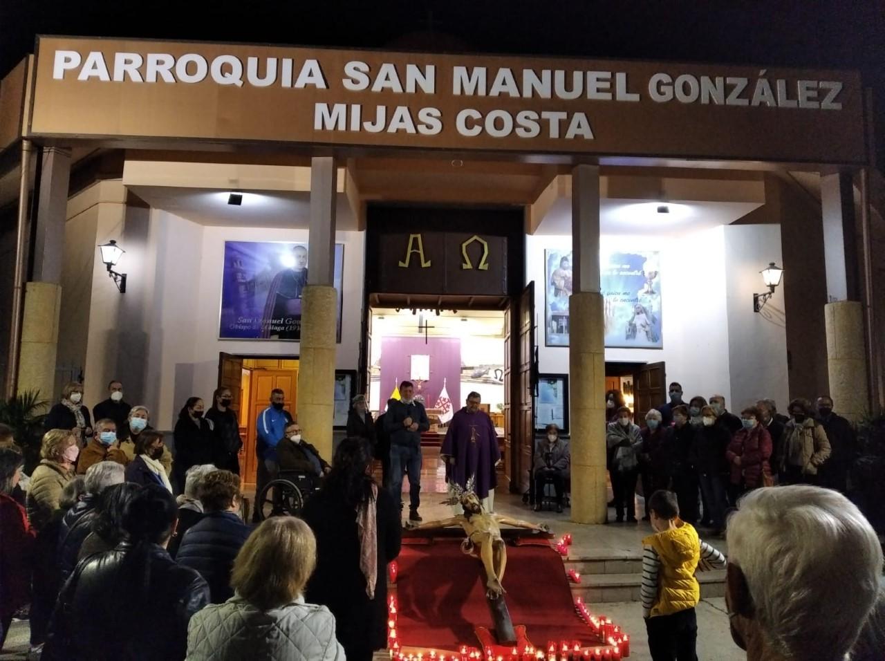 Oración por la Paz en Ucrania en la parroquia de San Manuel González
