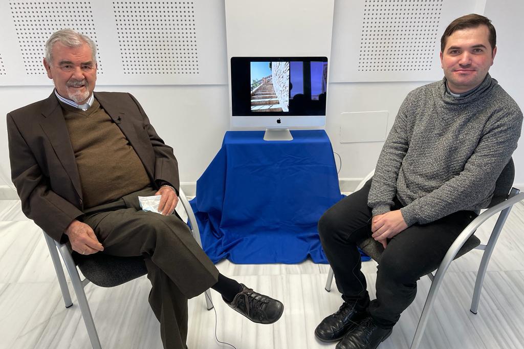 Juan Morales y Rafael López durante la grabación // E. LLAMAS