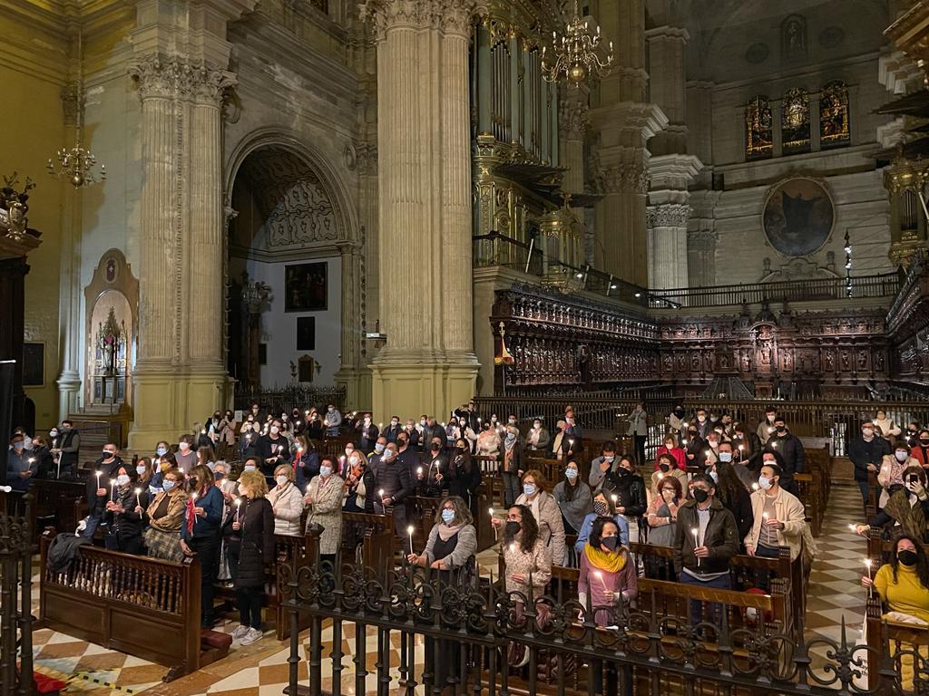 Oración Juntos por la Paz en la Catedral de Málaga