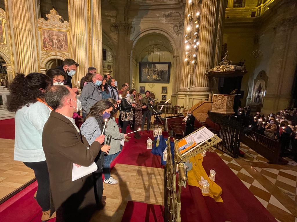 Oración Juntos por la Paz en la Catedral de Málaga