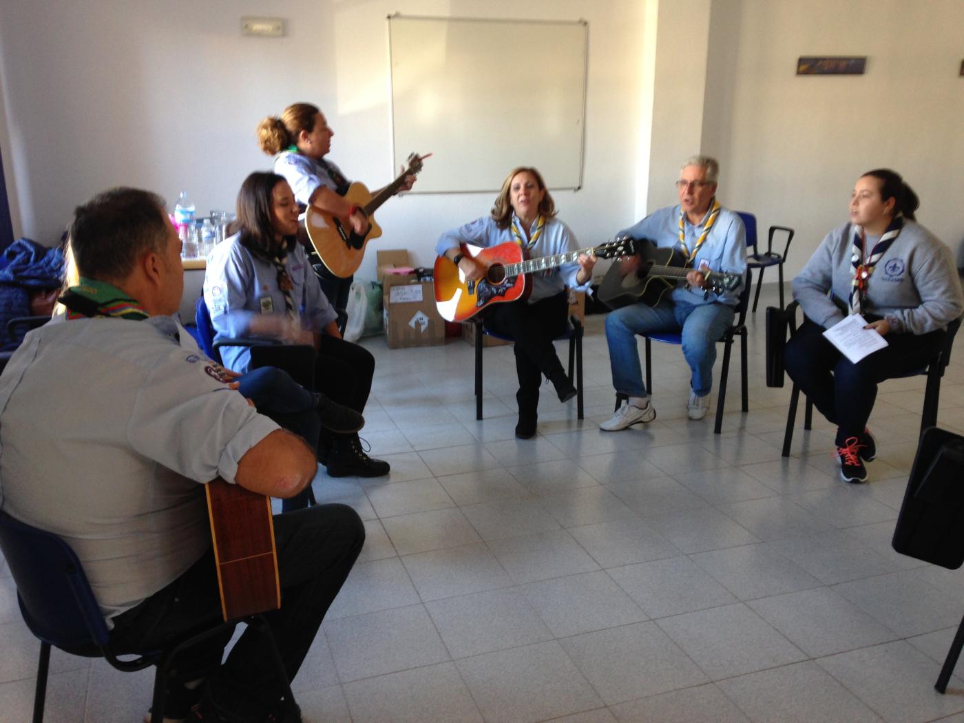 Imagen de archivo de un encuentro de monitores de los grupos de scout de Andalucía
