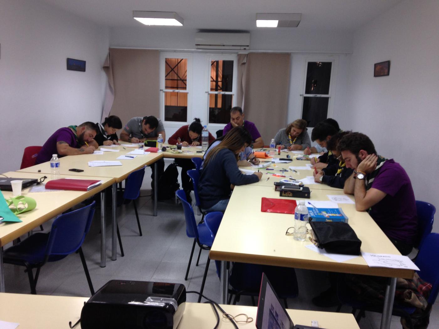 Imagen de archivo de un encuentro de monitores de los grupos de scout de Andalucía