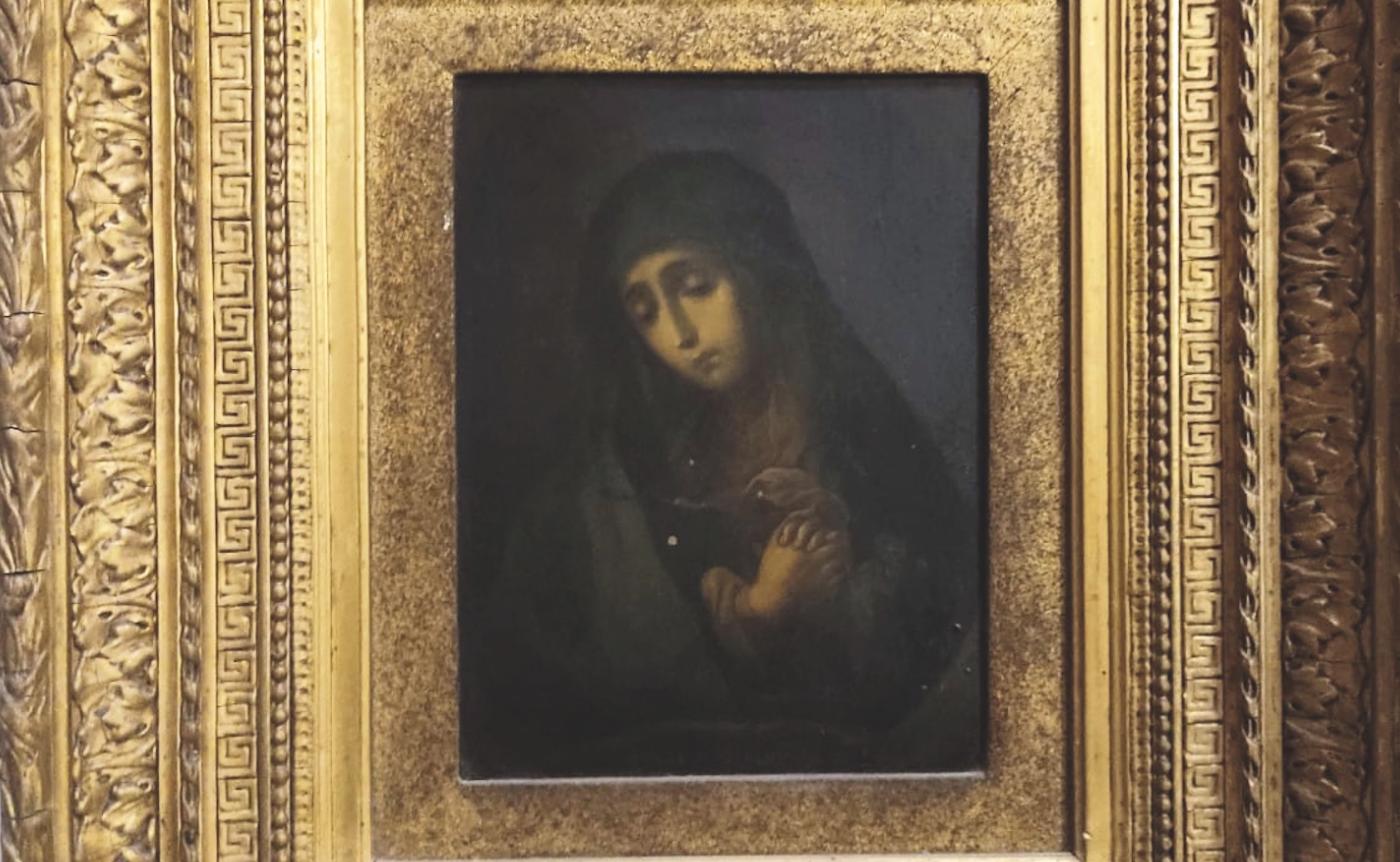 La Virgen de los Peligros, en la sacristía del templo mayor