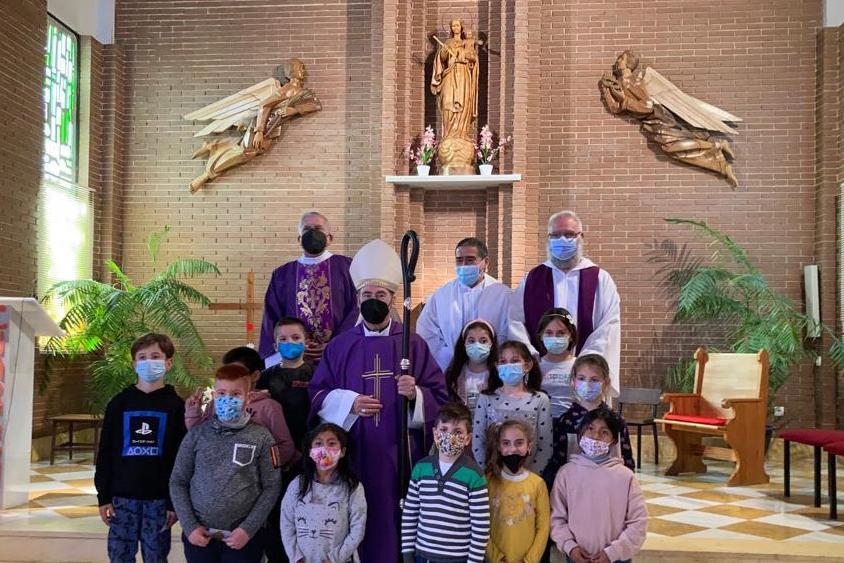 Visita Pastoral del Sr. Obispo, D. Jesús Catalá, a la parroquia de Villafranco del Guadalhorce