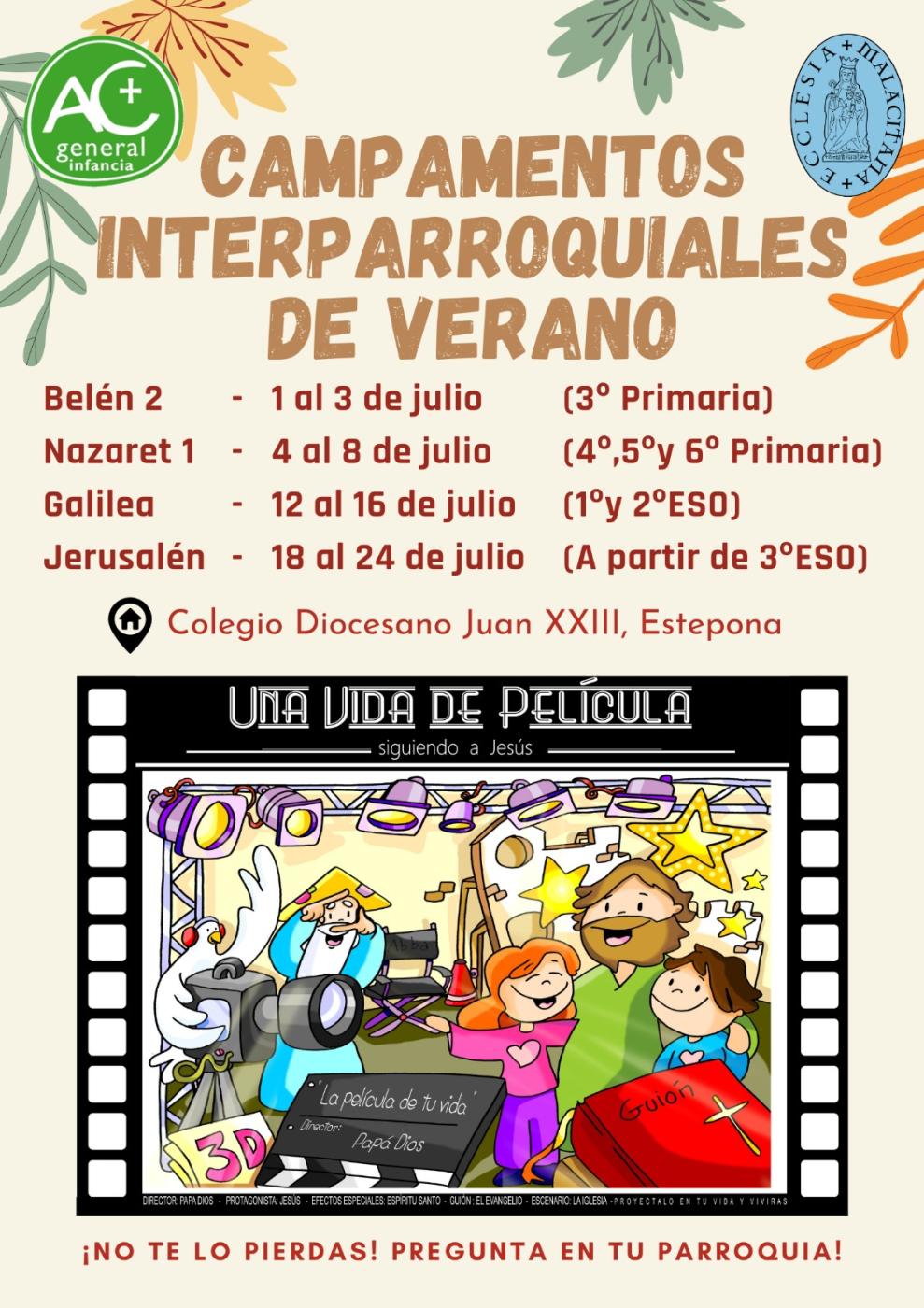 En marcha los campamentos interparroquiales para niños y adolescentes