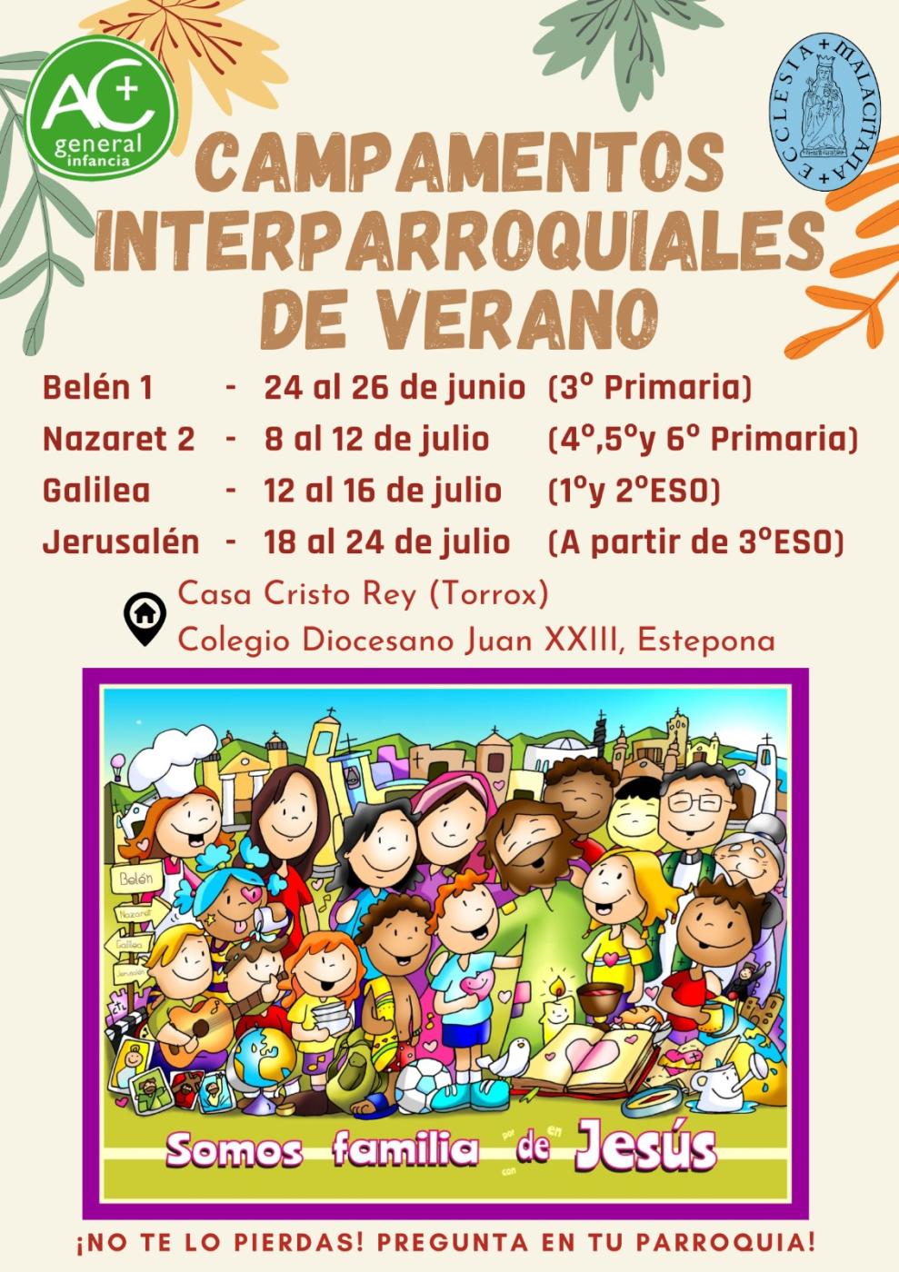 En marcha los campamentos interparroquiales para niños y adolescentes