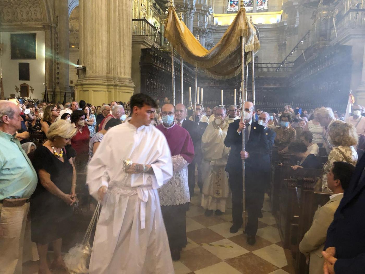 Corpus Christi 2022 en la Catedral de Málaga