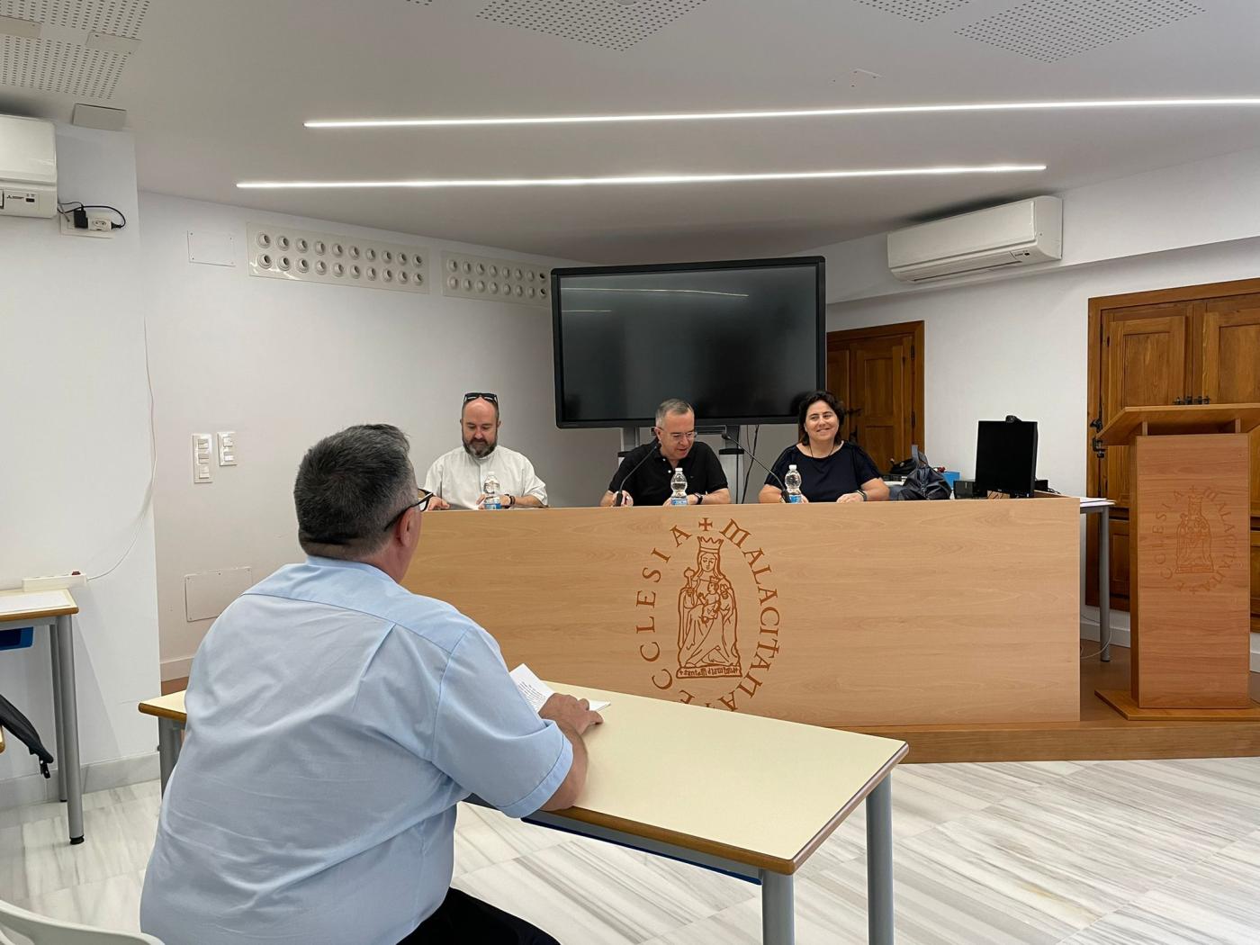 Defensa de la tesina de José Antonio Aguilar, diácono permanente de la diócesis de Málaga // E. LLAMAS