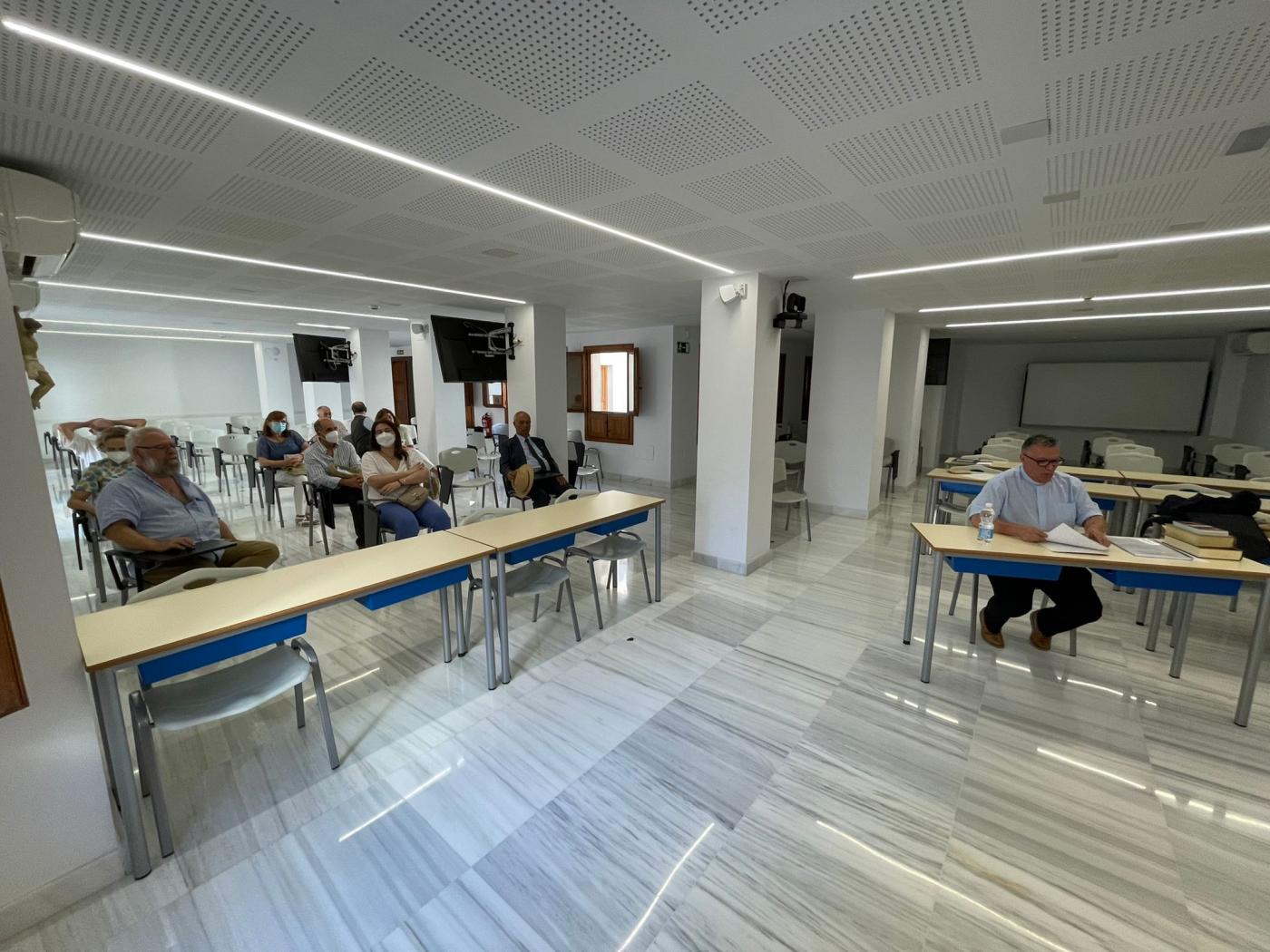 Defensa de la tesina de José Antonio Aguilar, diácono permanente de la diócesis de Málaga // E. LLAMAS