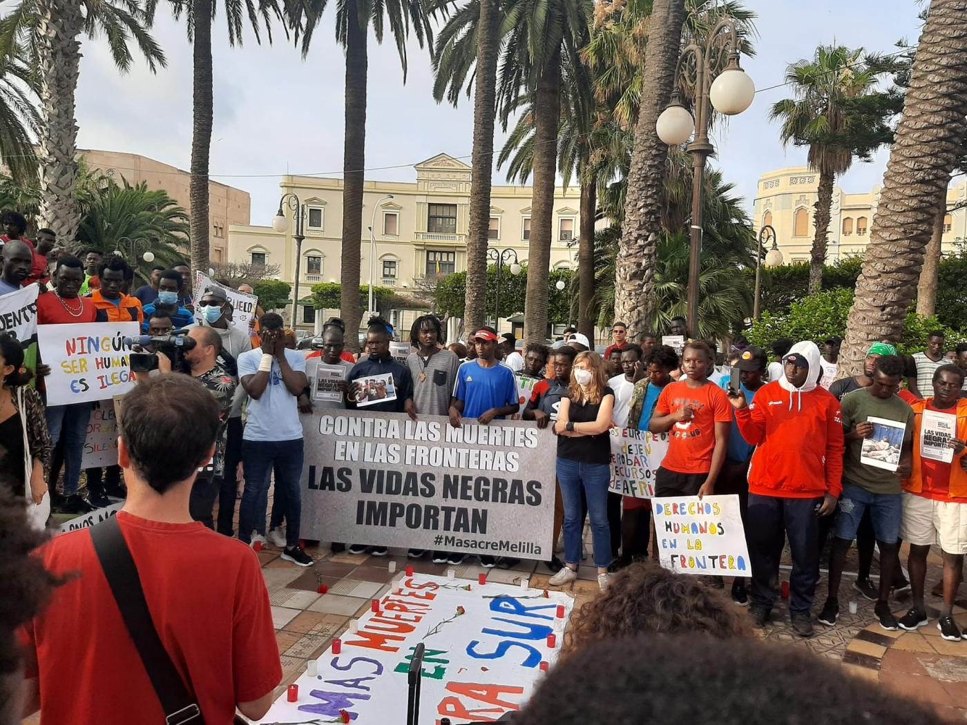 La Iglesia de Melilla sale a la calle por la muerte de personas migrantes en la valla