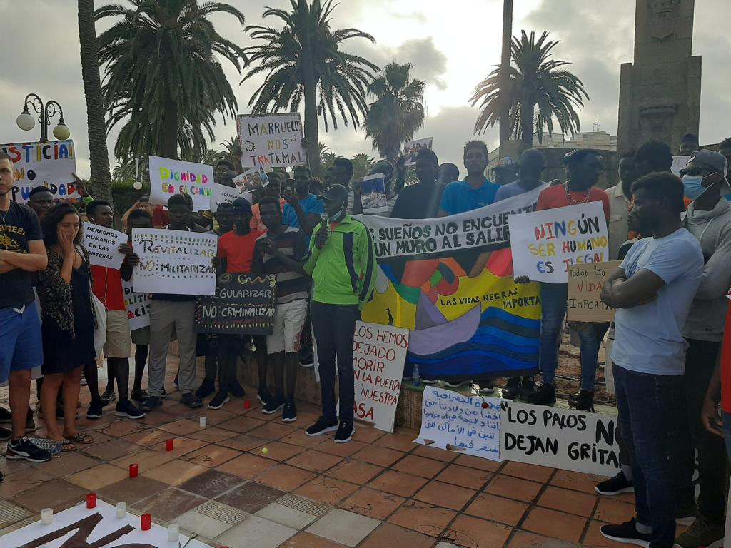 La Iglesia de Melilla sale a la calle por la muerte de personas migrantes en la valla