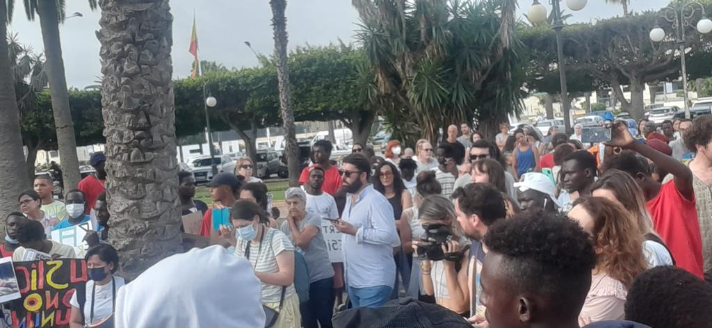 La Iglesia de Melilla sale a la calle por la muerte de personas migrantes en la valla