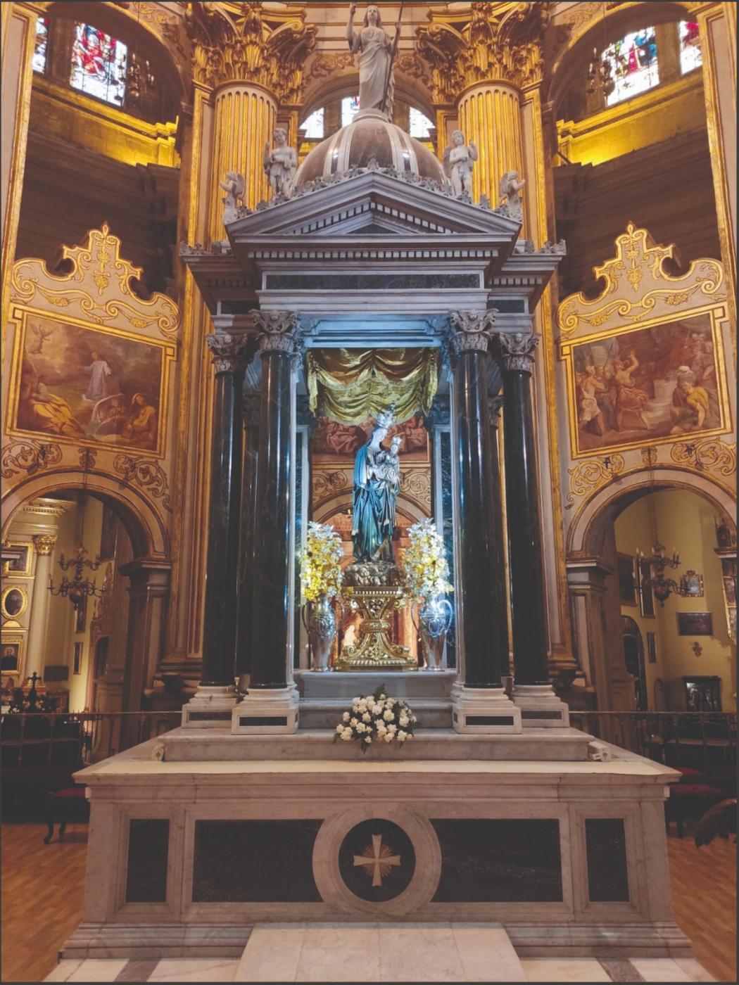 Tabernáculo de la Capilla Mayor de la Catedral de Málaga