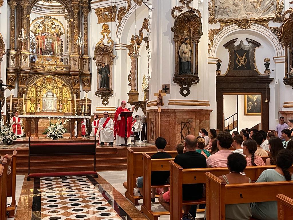 Envío de los jóvenes participantes malagueños a la Peregrinación Europea de Jóvenes en Santiago en agosto de 2022