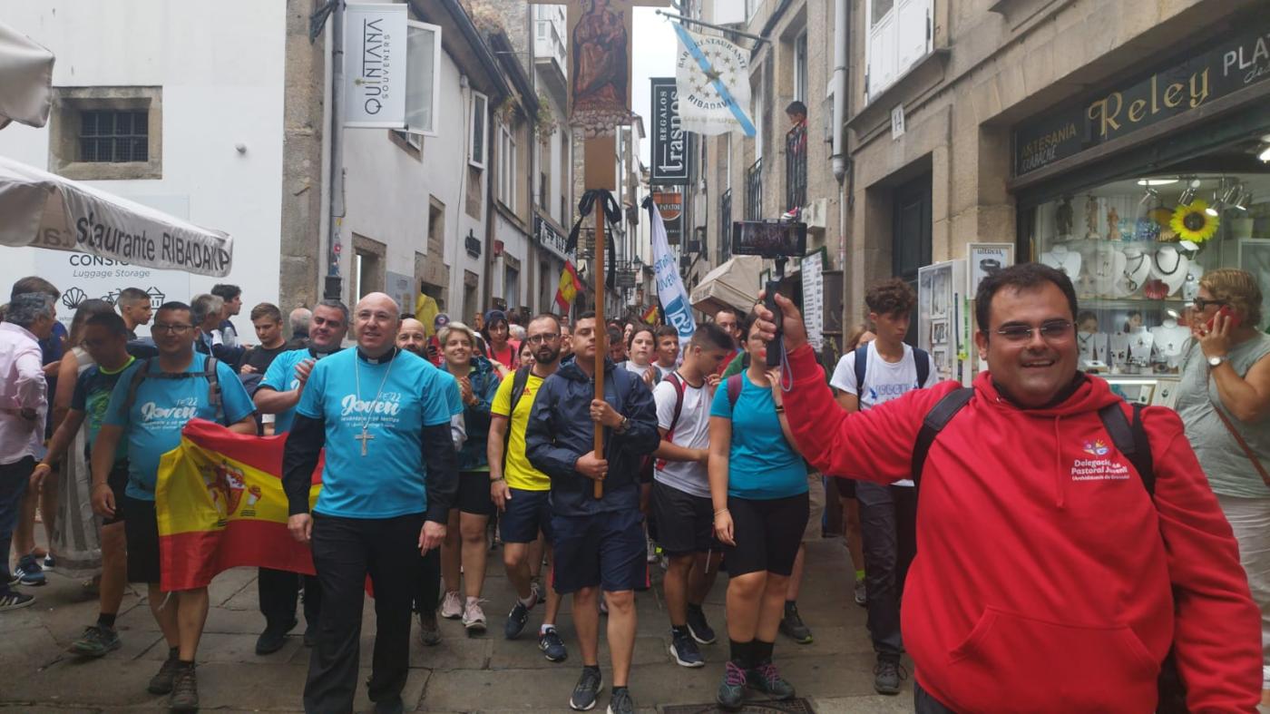 Los jóvenes de Málaga llegan a Santiago de Compostela para participar en la PEJ22