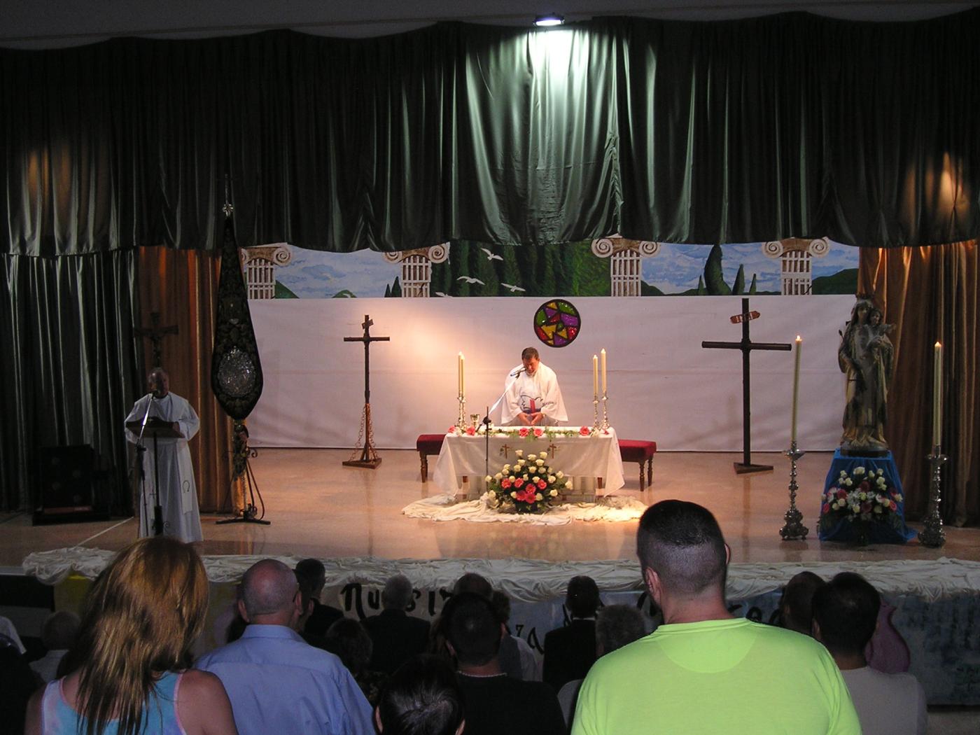 Celebración de la Eucaristía en el Centro Penitenciario de Alhaurín de la Torre en la fiesta de la Merced