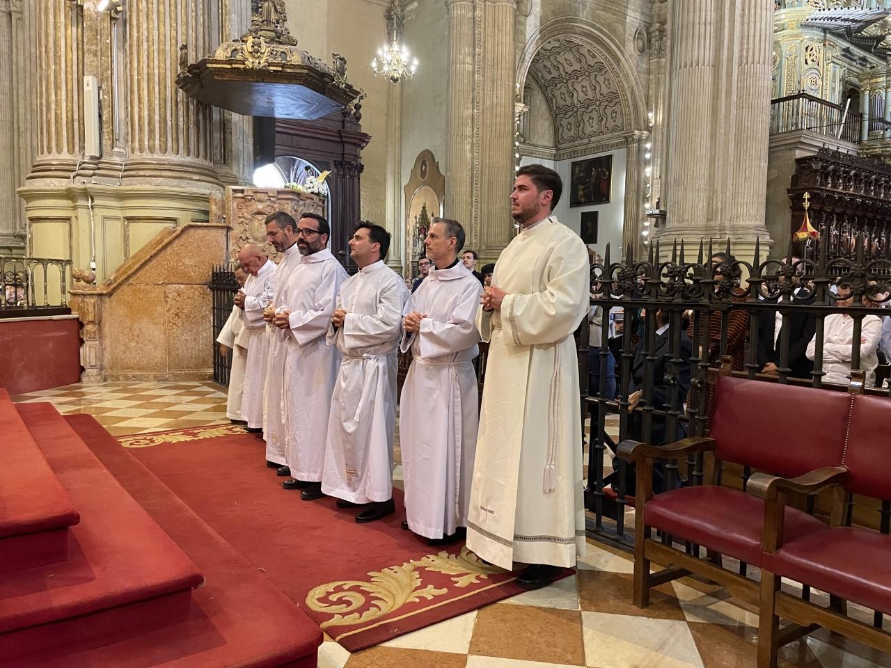 Ordenación de ocho diáconos en la Catedral de Málaga // E. LLAMAS