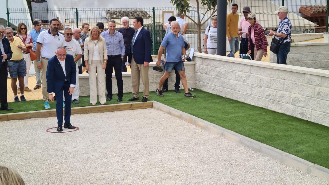Inauguración del parque Antonio Jesús Carrasco Bootello en Marbella.
