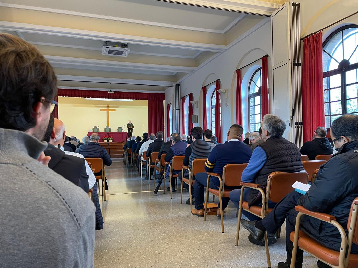 Retiro de Adviento del clero en el Seminario Diocesano // E. LLAMAS