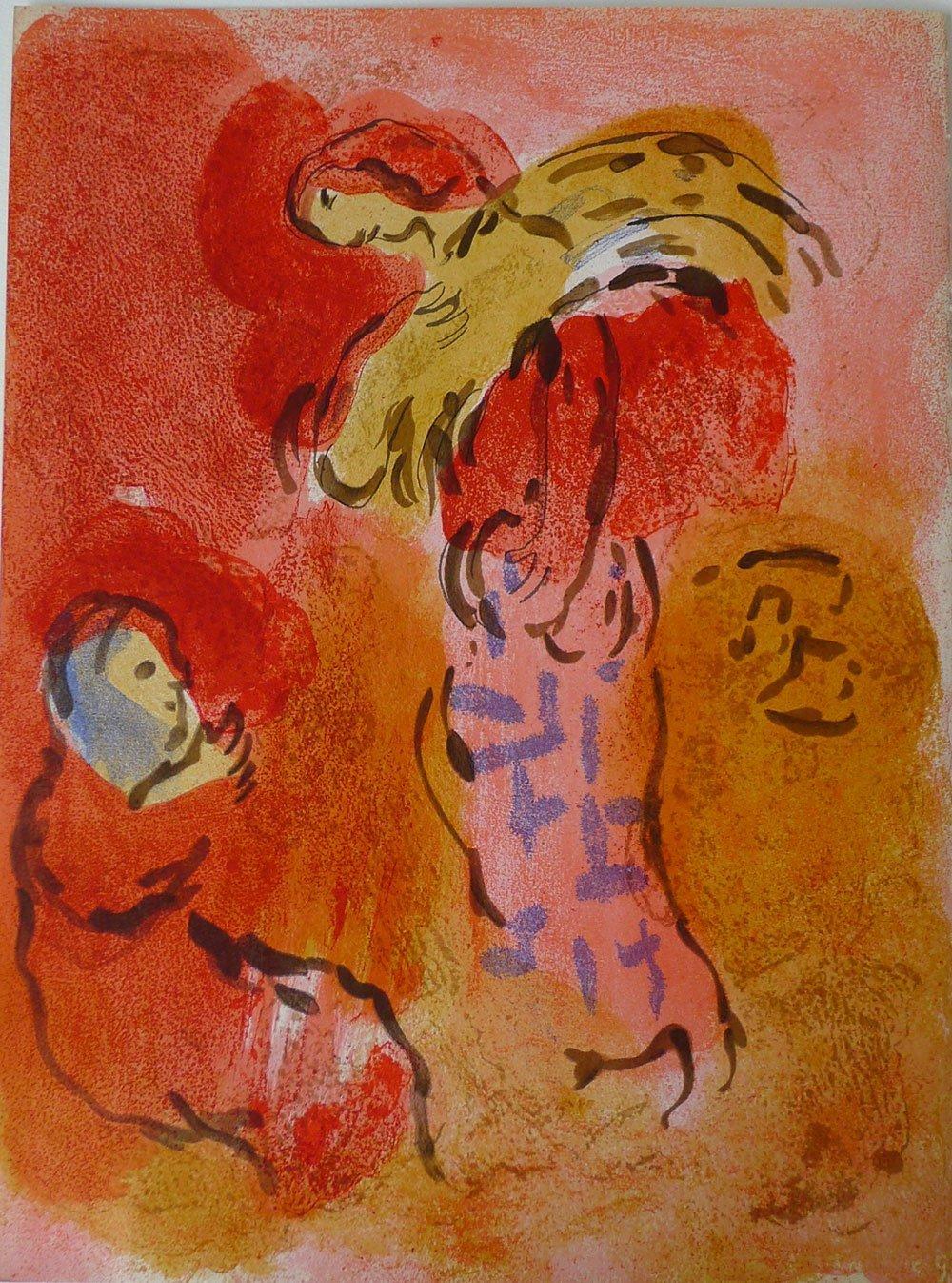 Rut espigando // MARC CHAGALL