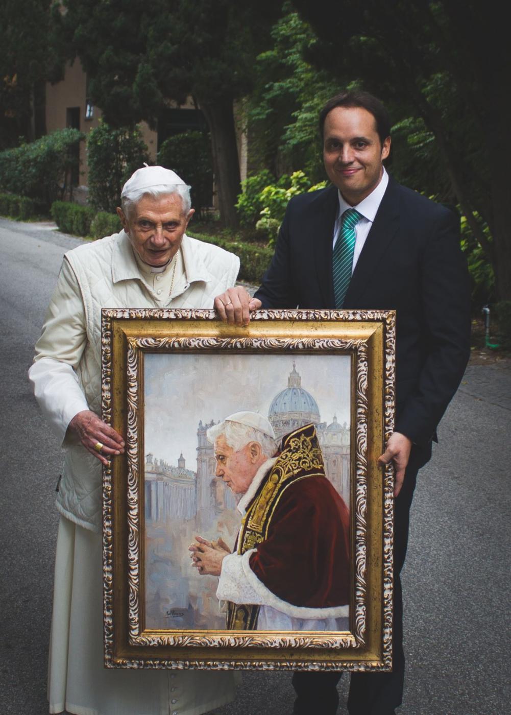 Raúl Berzosa: «He retratado a un futuro santo de la Iglesia Católica»