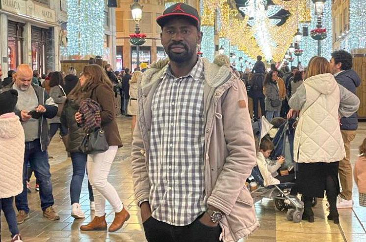 Hady Coulibaly, "Baltasar" en la cabalgata de Málaga del año 2023