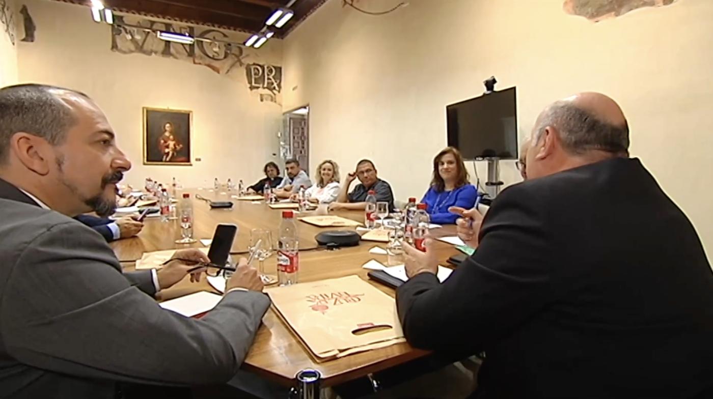 Fotograma del reportaje de Testigos Hoy sobre la comunicación de la Diócesis de Málaga