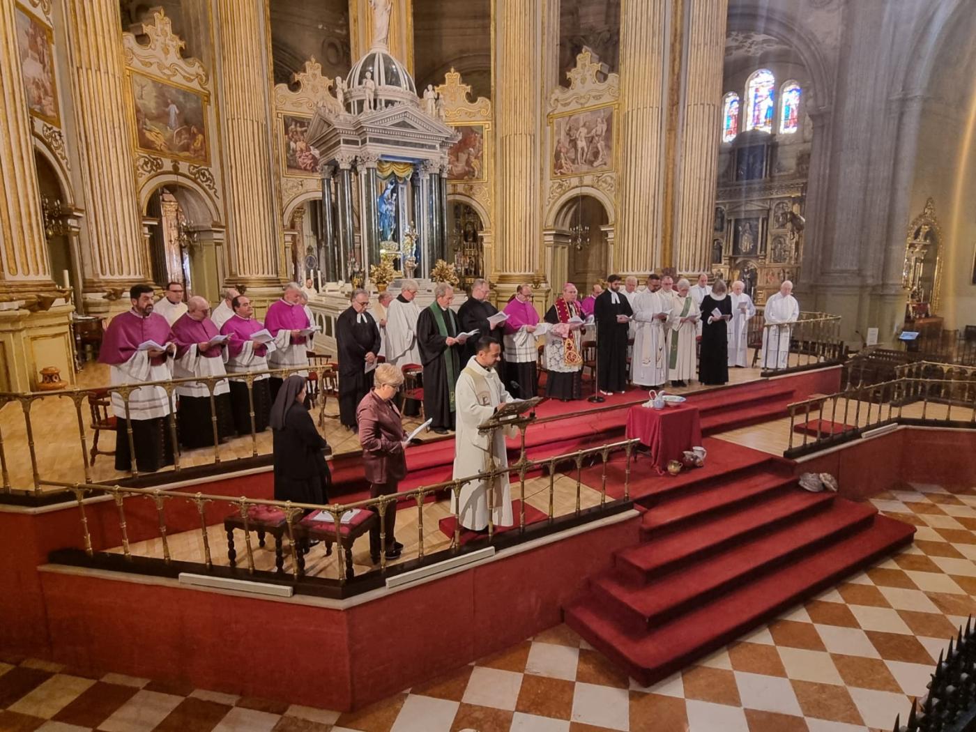 Celebración ecuménica en la Catedral, presidida por el Obispo de Málaga