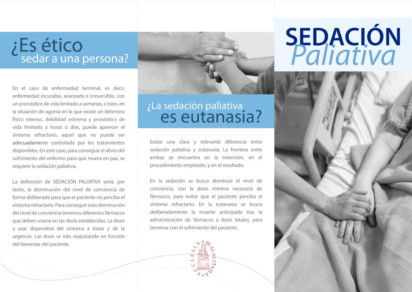 ¿Qué diferencia la sedación paliativa de la eutanasia?