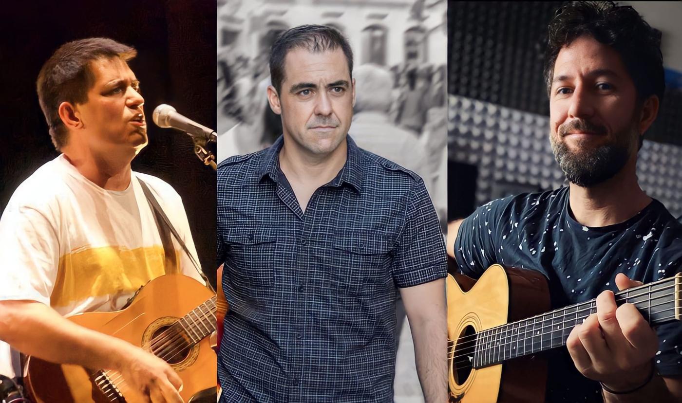 Tres músicos de Málaga, en el himno en castellano para la JMJ