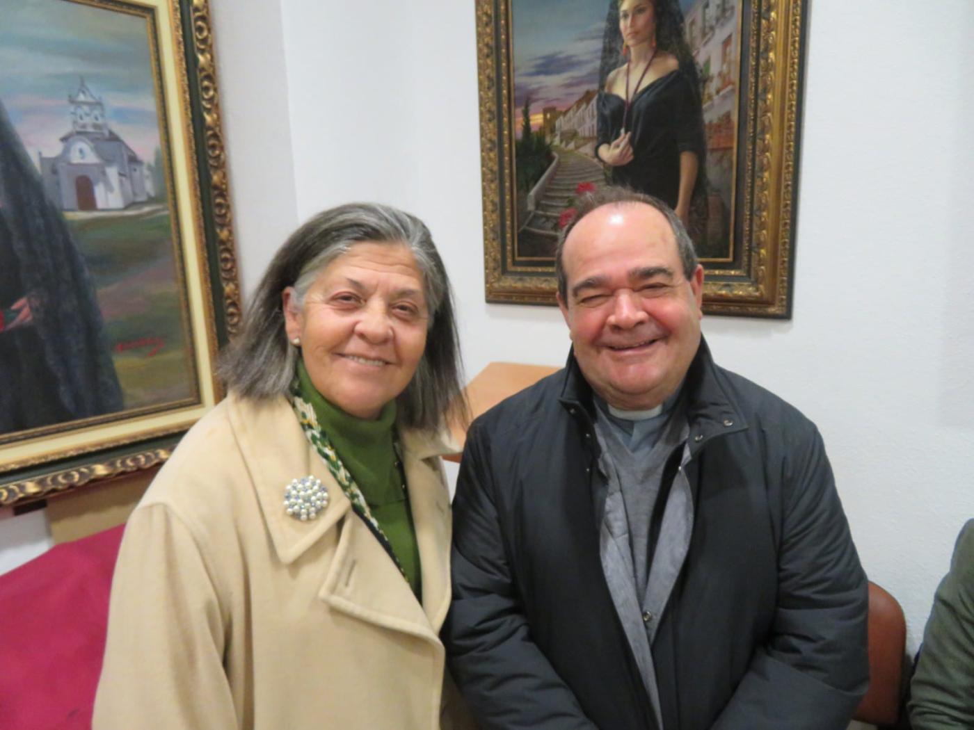 Entrega de reconocimientos de la Asociación Pro Tradiciones Malagueñas La Coracha al Belén Diocesano