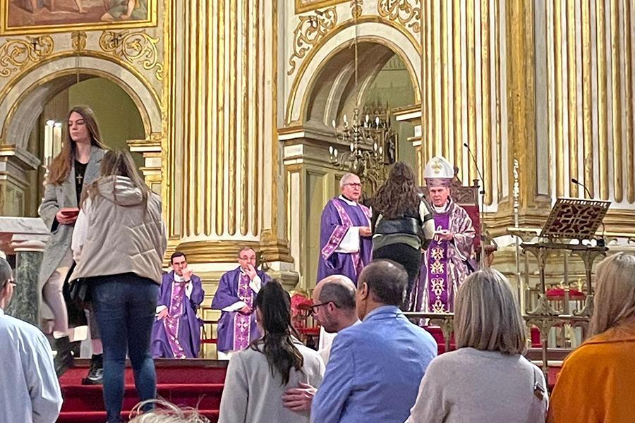Rito de elección de catecúmenos en la Catedral de Málaga // B. SÁNCHEZ