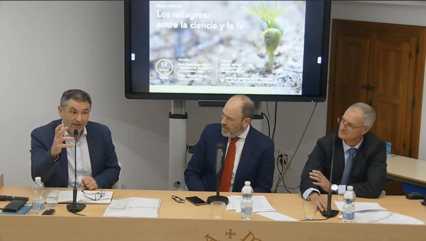 VÍDEO. "Los milagros, entre la ciencia y la fe", con el teólogo Serafín Béjar y el médico internista Carlos Romero