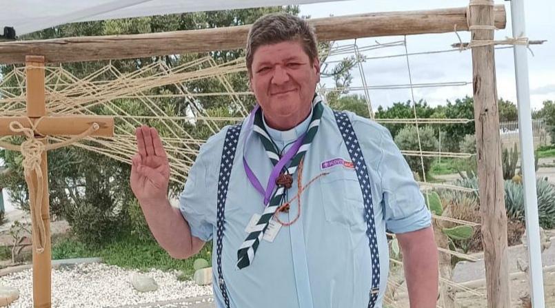 Eduardo Romero, consiliario de Scouts Católicos de Andalucía