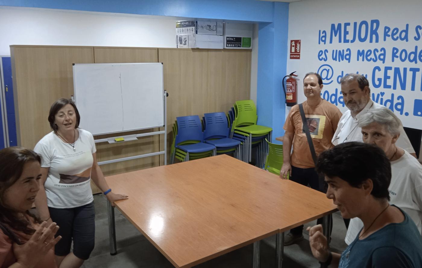 Equipo de Migraciones de la Diócesis con las Hijas de la Caridad de Melilla