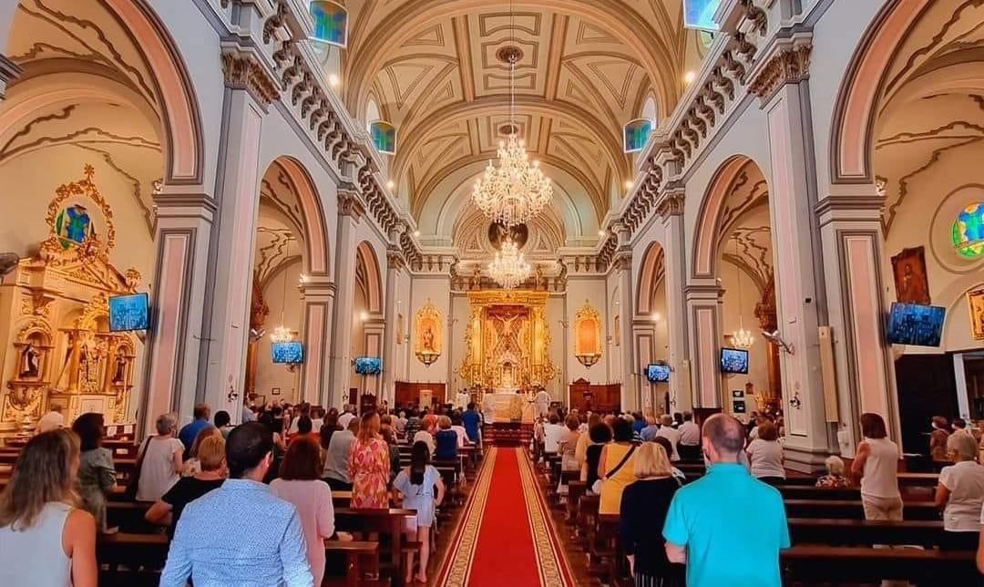 Celebración del Corpus Christi de años anteriores en Pedregalejo, Málaga