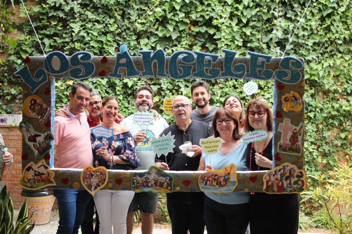 Momento de la convivencia de final de curso de la parroquia de Ntra. Sra. de Los Ángeles