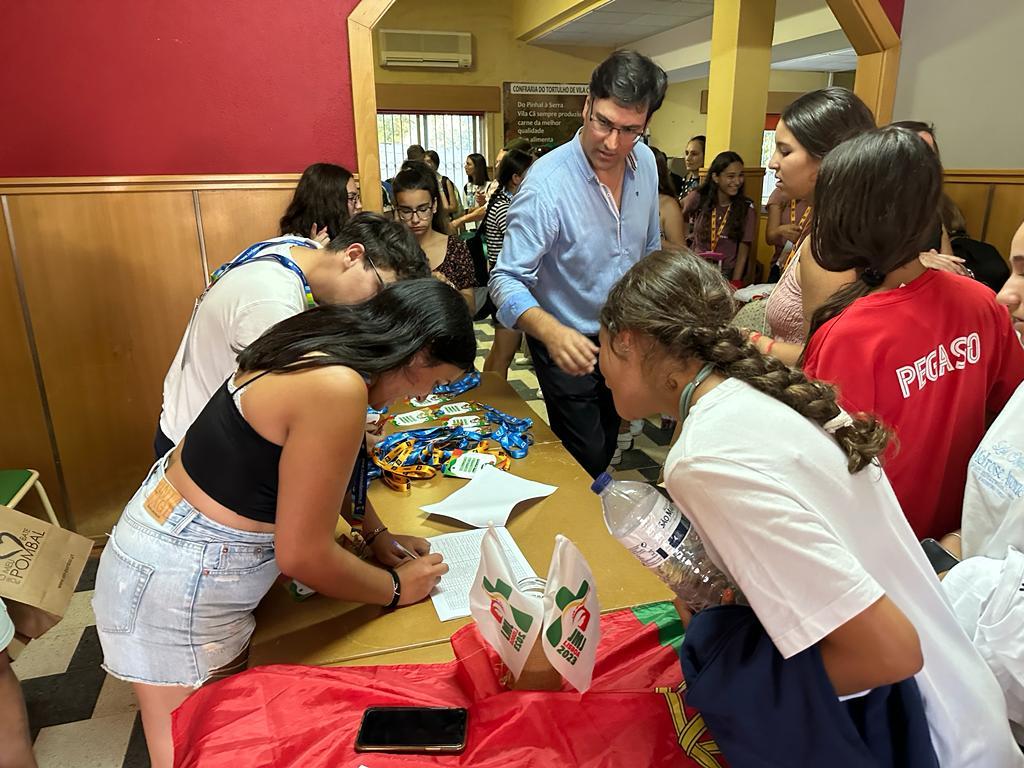 Participantes en la JMJ en la Unidad Pastoral Emaús