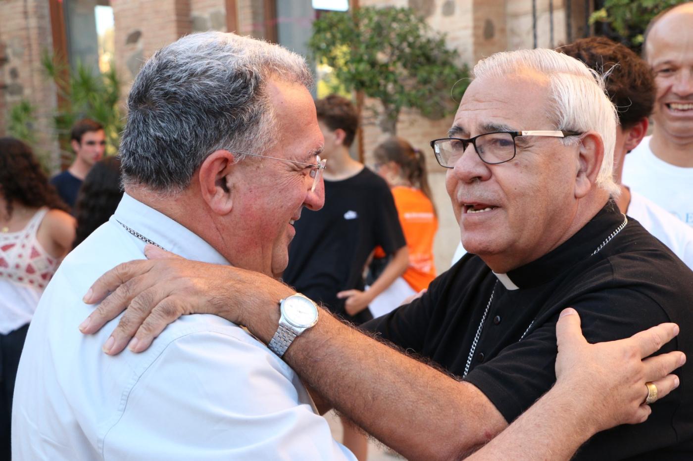 El Obispo de Getafe junto al Obispo Emérito de Granada//KSA