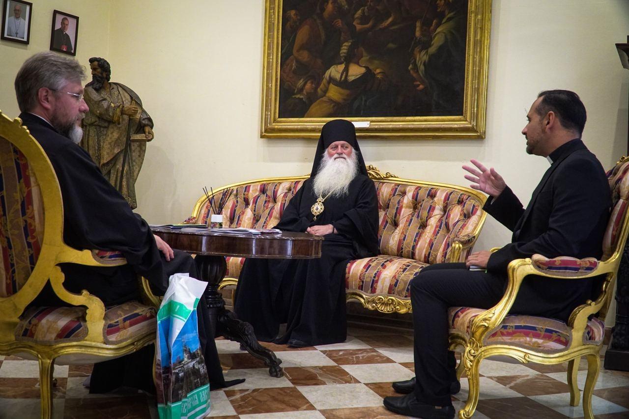 El Obispo de Málaga recibe a Mons. Veniamin, vicario de la Iglesia Ortodoxa de Ucrania