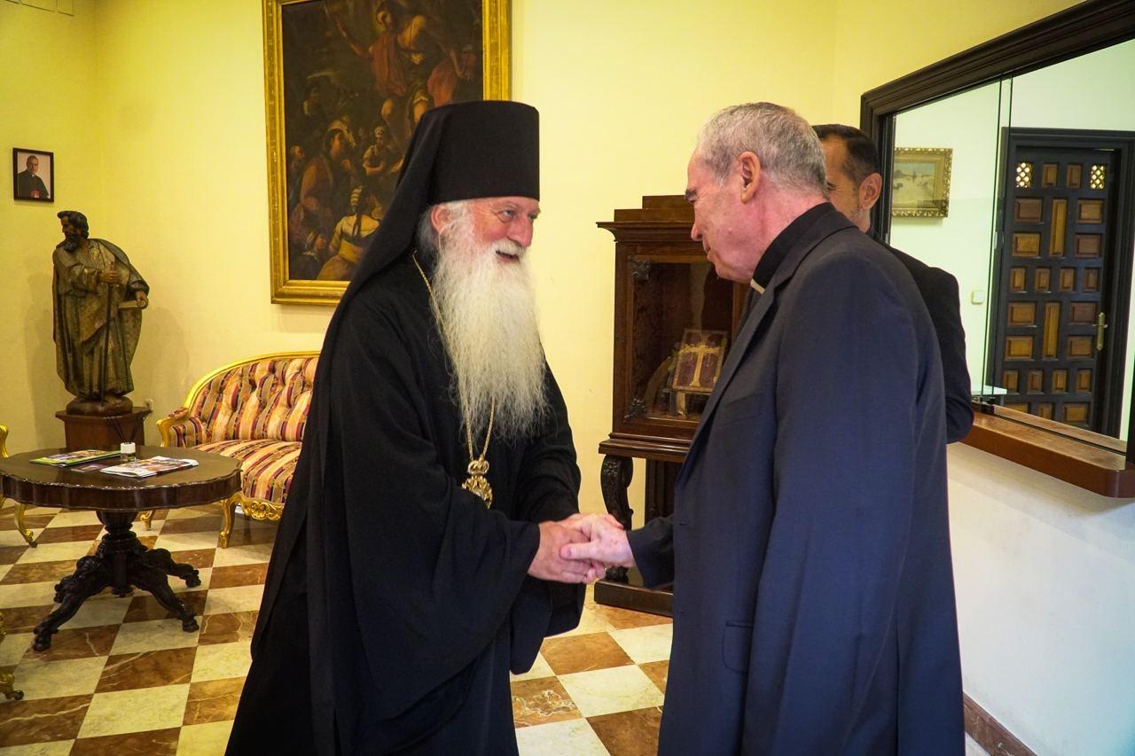 El Obispo de Málaga recibe a Mons. Veniamin, vicario de la Iglesia Ortodoxa de Ucrania
