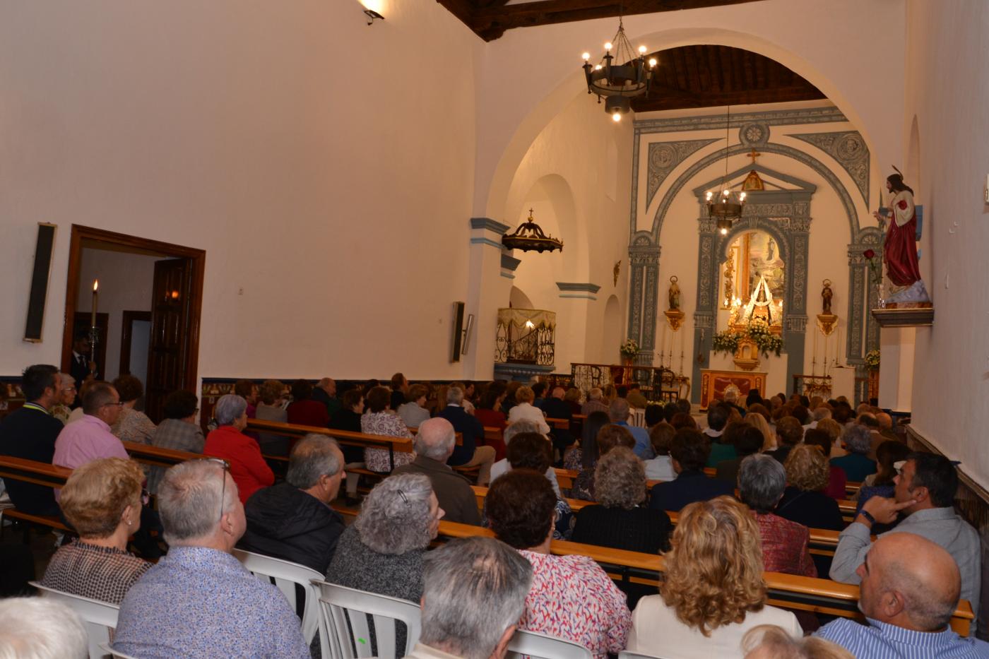 Bendición de la ermita de Nuestra Señora de las Nieves de Torrox, tras su restauración. FOTO: Ayuntamiento de Torrox